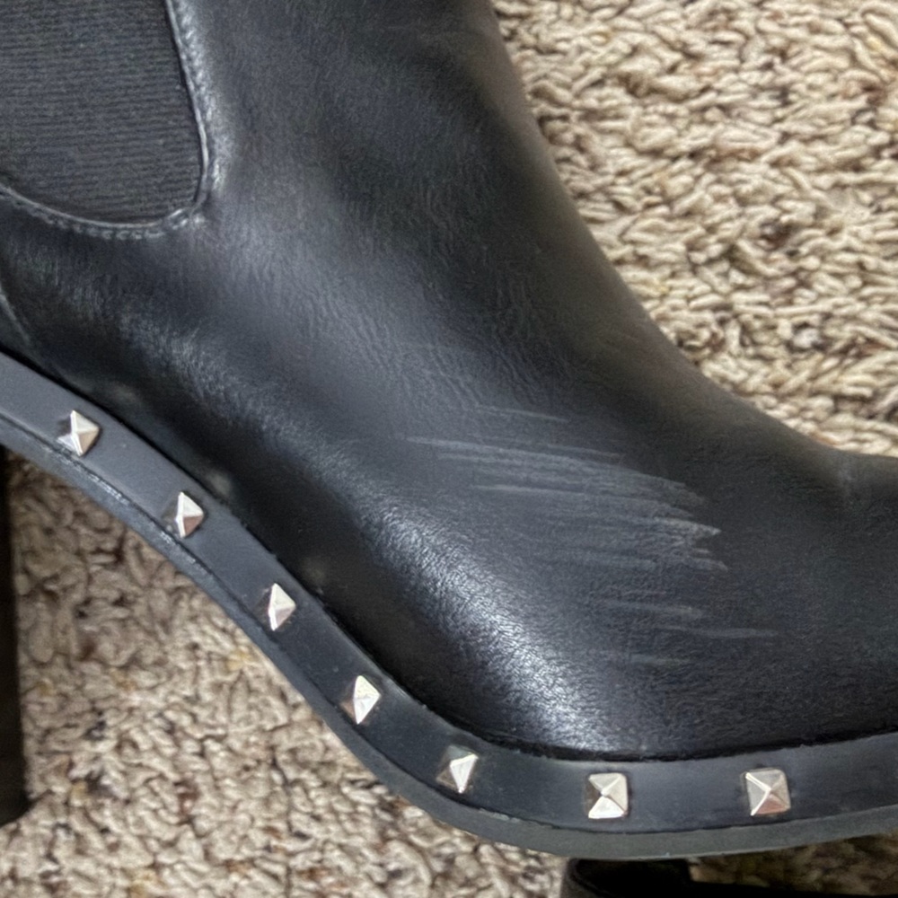 Charles by Charles David Black Dodger Studded Booties - Picture 10 of 11
